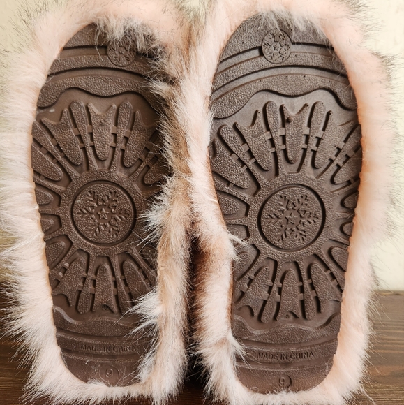 Winter Warm Fashion Casual Furry Boots With Thermal Lining Size 9 - Picture 9 of 9